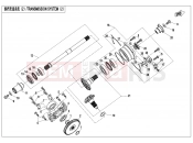 CFMOTO UFORCE 1000 (CF1000UTR-3) TRANSMISSION SYSTEM(2) - E06-2-V5