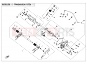 CFMOTO 2024 UTV UFORCE 1000 (CF1000UTR-3) TRANSMISSION SYSTEM(3) - E06-3-V8