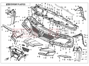 CFMOTO 2025 UTV UFORCE 1000 (CF1000UTR-3) FRONT PLASTICS - F04-1