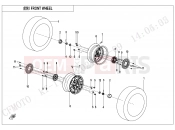 CFMOTO 2025 UTV UFORCE 1000 (CF1000UTR-3) FRONT WHEEL - F07