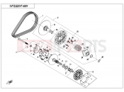CFMOTO 2025 UTV UFORCE 1000 (CF1000UTR-3) CVT ASSY - E05-A-V3