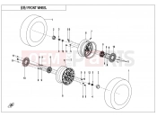 CFMOTO UFORCE 1000 (CF1000UTR-3) FRONT WHEEL - F07