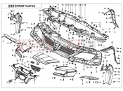 CFMOTO UFORCE 1000 (CF1000UTR-5) FRONT PLASTICS - F04-1