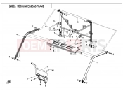 CFMOTO 2018 UTV UFORCE 1000 (CF1000UU) BUMPER @^ CAB FRAME - F23-V2