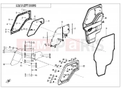 CFMOTO 2018 UTV UFORCE 1000 (CF1000UU) LEFT DOORS - F37-1