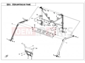 CFMOTO UFORCE 1000 (CF1000UU) BUMPER @^ CAB FRAME - F23-V3