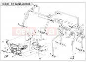 CFMOTO UFORCE 550 (CF500UTR-2) BUMPER & CAB FRAME