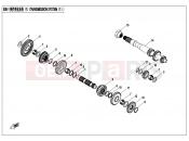 CFMOTO UFORCE 550 (CF500UTR-2) TRANSMISSION SYSTEMï¼1ï¼ - E06-1