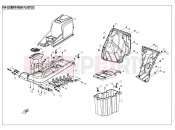 CFMOTO UFORCE 550 (CF500UTR-2) REAR PLASTIC - F04-3