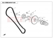 CFMOTO UFORCE 550 (CF500UTR-2) CAMSHAFT ASSY - E02-4