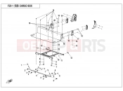 CFMOTO UFORCE 550 (CF500UTR-2) CARGO BOX(EU 167) - F22-1