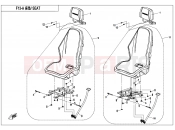 CFMOTO 2014 UTV UFORCE 550 (CF500UU) SEAT - F13-A