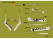CFMOTO 2014 UTV UFORCE 550 (CF500UU) DECAL - F19-1