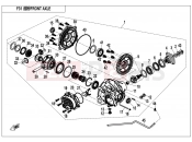 CFMOTO 2014 UTV UFORCE 550 (CF500UU) FRONT AXLE - F31