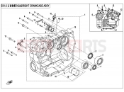 CFMOTO 2014 UTV UFORCE 550 (CF500UU) RIGHT CRANKCASE ASSY - E01-2
