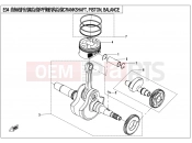 CFMOTO 2014 UTV UFORCE 550 (CF500UU) CRANKSHAFT,PISTON,BALANCER - E04