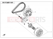 CFMOTO 2014 UTV UFORCE 550 (CF500UU) CVT ASSY - E05