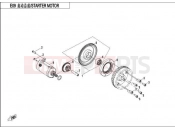 CFMOTO 2014 UTV UFORCE 550 (CF500UU) STATER MOTOR - E09