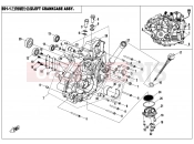 CFMOTO UFORCE 550 (CF500UU) LEFT CRANKCASE ASSY - E01-1