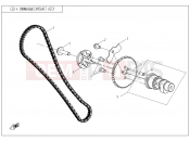 CFMOTO UFORCE 550 (CF500UU) CAMSHAFT ASSY - E02-4