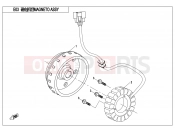 CFMOTO UFORCE 550 (CF500UU) MAGNETO STATOR ASSY - E03