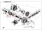 CFMOTO UFORCE 550 (CF500UU) FRONT AXLE - F31