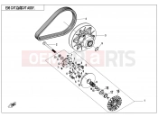CFMOTO UFORCE 550 (CF500UU) CVT ASSY - E05