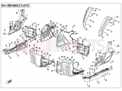 CFMOTO UFORCE 550 (CF500UU) MIDDLE PLASTICS - F04-4