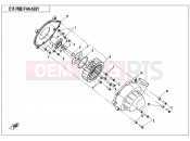 CFMOTO UFORCE 550 (CF500UU) FAN ASSY - E18