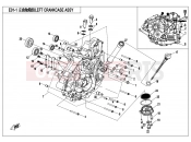 CFMOTO UFORCE 550 (CF500UU) LEFT CRANKCASE ASSY. - E01-1