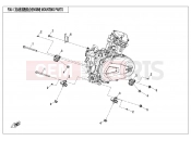 CFMOTO 2019 UTV UFORCE 550 (CF500UU) ENGINE MOUNTING PARTS - F00-1-A