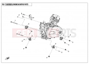 CFMOTO 2019 UTV UFORCE 550 (CF500UU) ENGINE MOUNTING PARTS(2018) - F00-1-B