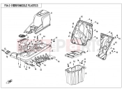 CFMOTO UFORCE 550 (CF500UU) MIDDLE PLASTICS - F04-3