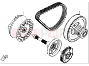 CFMOTO UFORCE 600 (CF600-5) CLUTCH @^ CVT - E14