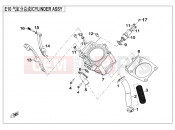 CFMOTO 2013 UTV UFORCE 600 (CF600-5) CYLINDER BODY - E10