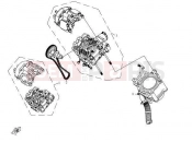 CFMOTO UFORCE 600 (CF600-5) CYLINDER HEAD & CYLINDER ASSY
