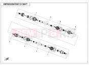 CFMOTO UFORCE 600 (CF600UTR) FRONT CV SHAFT - F27