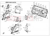 CFMOTO UFORCE 600 (CF600UTR) REAR PLASTICS - F04-4-V2