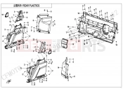 CFMOTO 2021 UTV UFORCE 600 (CF600UTR [T1b] ) REAR PLASTICS - F04-4