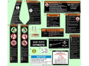 CFMOTO 2021 UTV UFORCE 600 (CF600UTR [T1b] ) WARNING DECAL - F19-2-A-V2