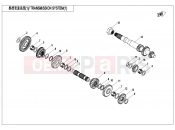 CFMOTO 2021 UTV UFORCE 600 (CF600UTR [T1b] ) TRANSMISSION SYSTEM(1) - E06-1