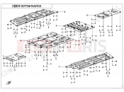 BOTTOM PLASTICS - F04-5 - CFMOTO UFORCE 600 (CF600UTR [T1b] ) 2023