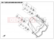 CFMOTO UFORCE 800 (CF800-3) CYLINDER HEAD COVER ASSY - E02-1