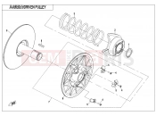CFMOTO UFORCE 800 (CF800-3) DRIVEN PULLEY(HL) - E05-2-A