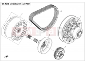 CFMOTO 2018 UTV UFORCE 800 (CF800-3) CLUTCH AND CVT ASSY - E05