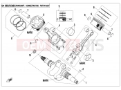 CFMOTO UFORCE 800 (CF800-3) CRANKSHAFT @^ CONNETING GOD @^ PISTON ASSY - E04