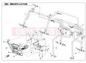 CFMOTO 2020 UTV UFORCE 800 (CF800-3) BUMPER @^ CAB FRAME