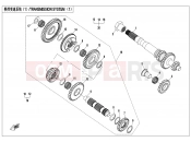 CFMOTO 2020 UTV UFORCE 800 (CF800-3) TRANSMISSION SYSTEM(1) - E06-1-V2