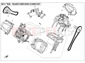 CFMOTO UFORCE 800 (CF800UTR-2) CYLINDER HEAD @^ CYLINDER ASSY. - E02-V1