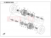 CFMOTO UFORCE 800 (CF800UTR-2) FRONT WHEEL - F07